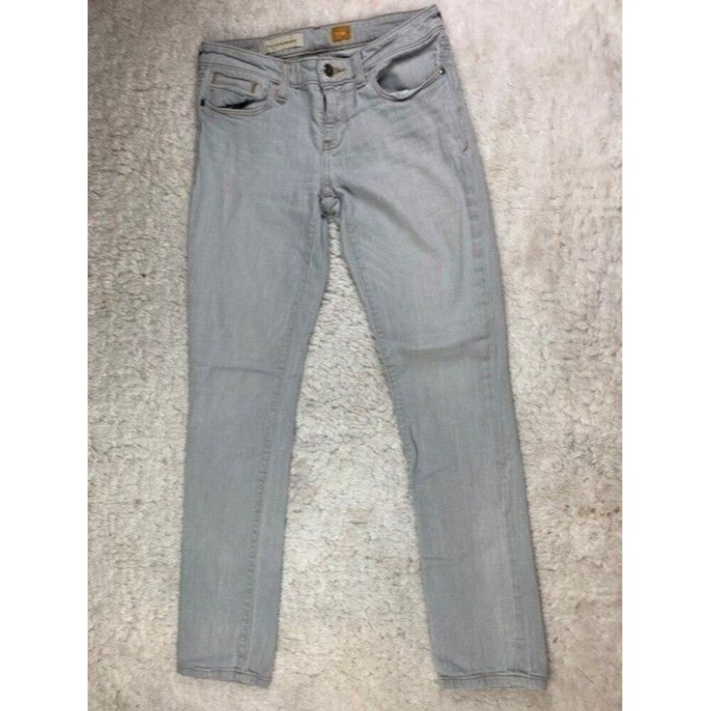 Pilcro & The Letterpress Size 26 Women Jean Straight Light Wash Stretch Low Rise
